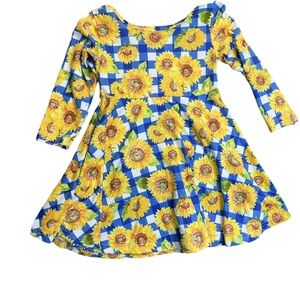 Sunflower Blooms Gingham Dress
- Size 3T (New Without Tags)
